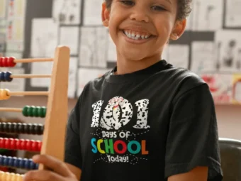 101 Days of School Today - Funny Pet Lover Damatian