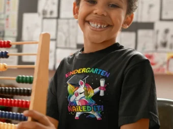 Dabbing Kindergarten Unicorn Graduation Class 2021 Nail It