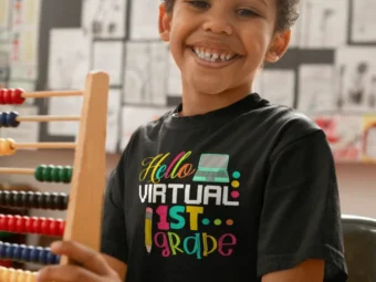 Funny Hello Virtual 1st Grade Gift Back to School 2020