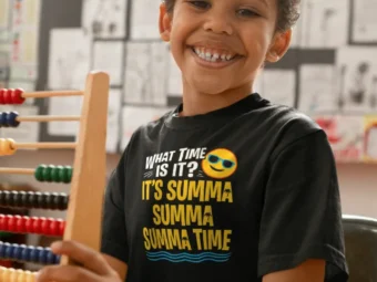 Funny Last Day of School Summertime Palm Tree Teacher Kids