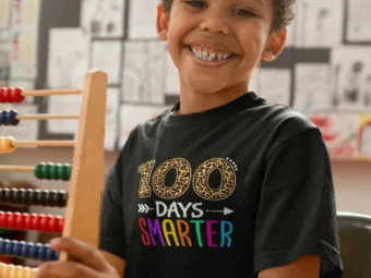 100 Days Smarter Kindergarten Child 100th day of school