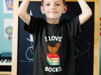 Book Shirt I Love Bocks Funny Chicken Reading I Love Bocks Gift Tee