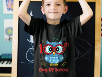 Cute Owl 100th School Day 100 Days Smarter