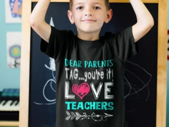 Dear Parents: You're It Love Teacher Funny Presents