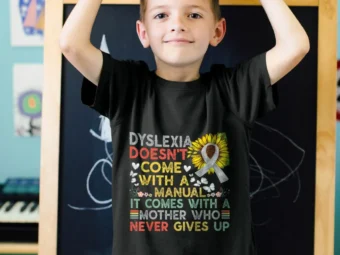 Vintage Dyslexia Awareness Mother Dyslexic Warfighter
