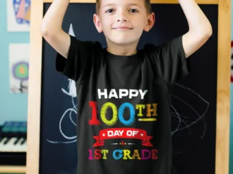 Happy 100th Day of 1St Grade Shirt for Teacher Student Gift