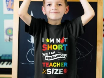 I am not short I am preschool teacher size funny teachers