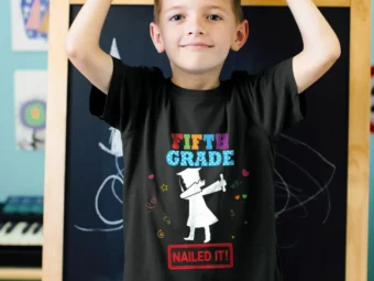5th Grade Graduate Nails It Dabbing Class of 2021