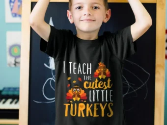 Thankful to Teach The Cutest Little Turkeys T-Shirt School
