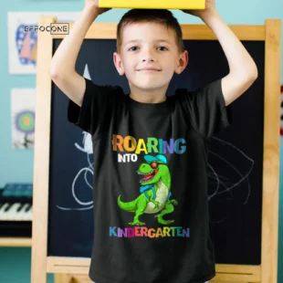 Kids Go Out for Kindergarten Dinosaur Rex Back To School Gift