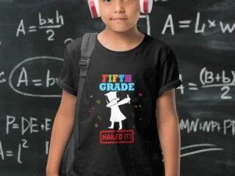 5th Grade Graduate Nails It Dabbing Class of 2021