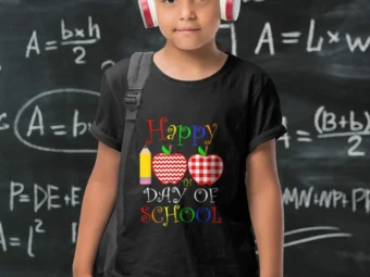 Happy 100th Day Of School For Teacher & Student Gift