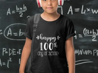 Happy 100th School Day T-Shirt for Teachers Administrator