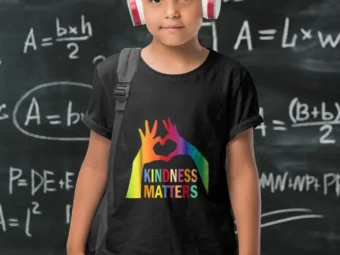 Kindness Matters School Anti-Bullying Autistic T-Shirt Gift
