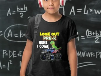 Look Out Pre-K Here I Go Dinosaur Monster Vehicle Back To