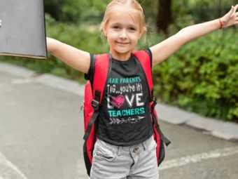 Dear Parents: You're It Love Teacher Funny Presents