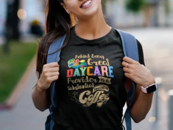 Coffee lover and childcare provider Daycare teacher
