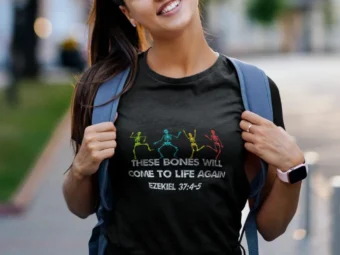 Christian Halloween Shirt Cross Bible Verse