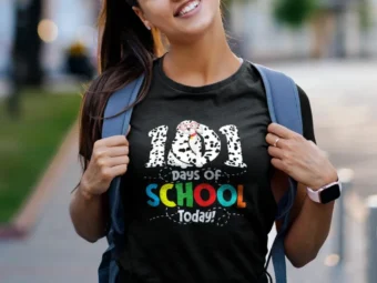 101 Days of School Today - Funny Pet Lover Damatian