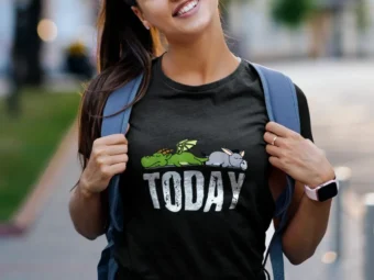 Dragon Ass today, Dragging. Lazy. Funny Novelty. Gift.