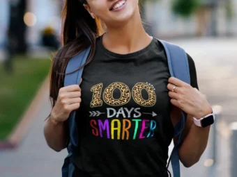 100 Days Smarter Kindergarten Child 100th day of school