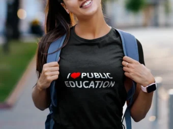 I Love Public Education Support Message to Teachers