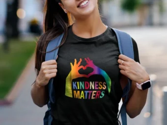 Kindness Matters School Anti-Bullying Autistic T-Shirt Gift