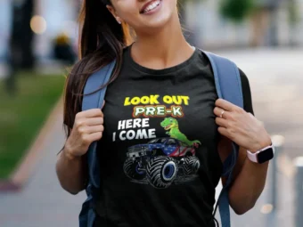 Look Out Pre-K Here I Go Dinosaur Monster Vehicle Back To