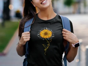 Music Teacher Back to School Musical Hippie Sunflower Gift