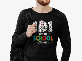 101 Days of School Today - Funny Pet Lover Damatian