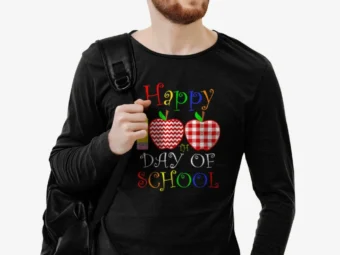 Happy 100th Day Of School For Teacher & Student Gift