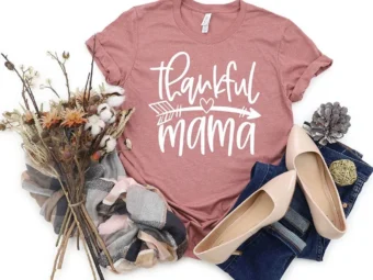 Thankful Mama Thanksgiving T-Shirt