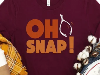 Oh Snap Turkey Thanksgiving T-Shirt
