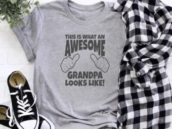 Awesome Grandpa Look Like T-Shirt