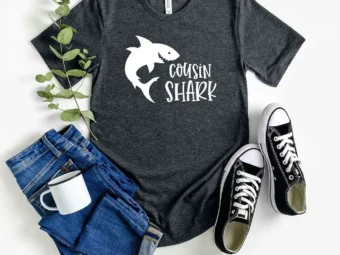 Cousin Shark Birthday T-shirt