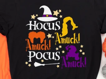 Hocus Pocus Amuck Halloween T-Shirt