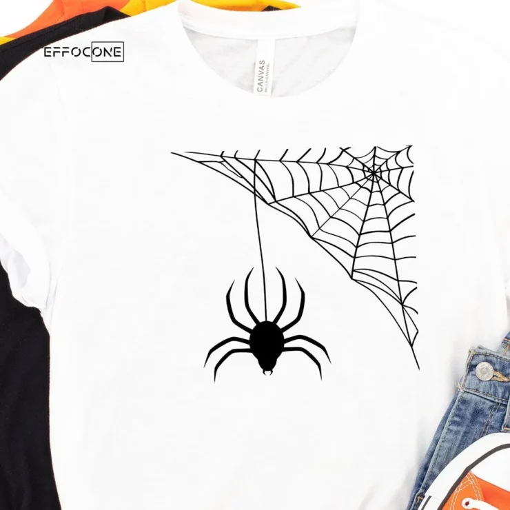 Spider Web Halloween T-shirt