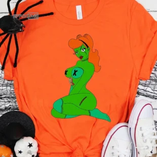 Pin up Zombie Halloween T-Shirt