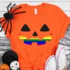 Rainbow Pumpkin Halloween T-Shirt