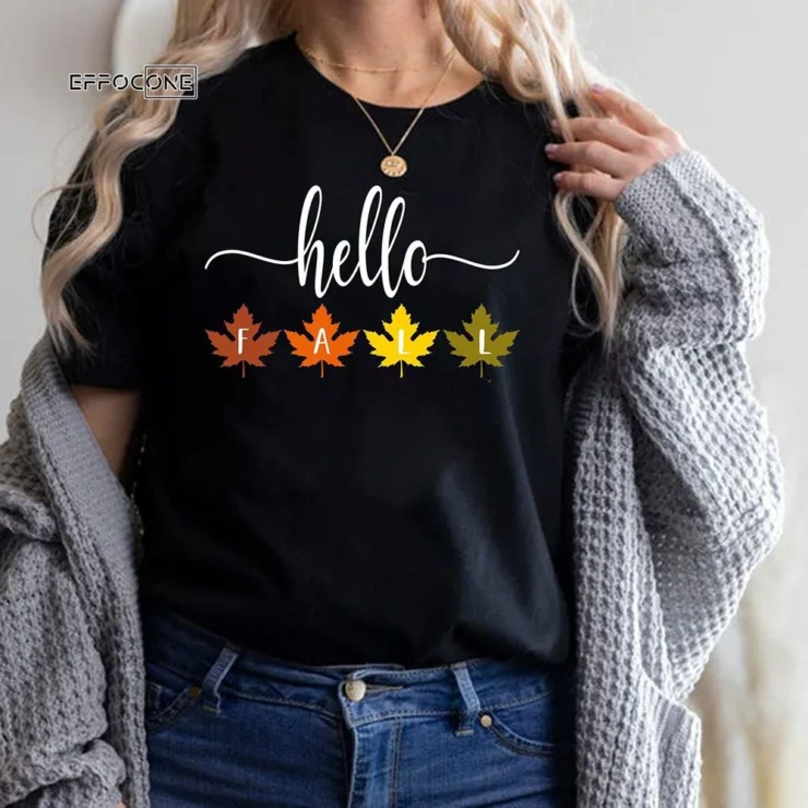 Hello Fall Thanksgiving T-Shirt