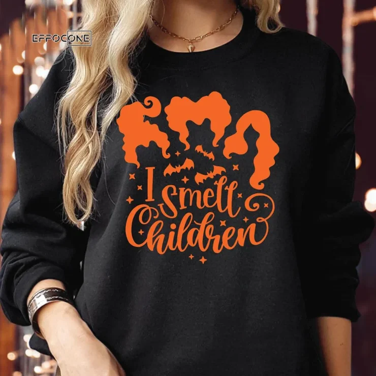 I SMELL CHILDREN Sanderson sister Halloween Sweatshirts