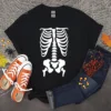 SKELETON RIB CAGE Halloween T shirt