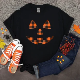 PUMPKIN FACE HALLOWEEN T shirt