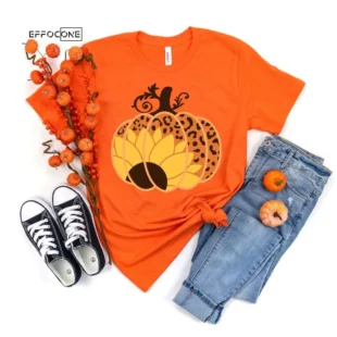 Leopard Pumpkin Thanksgiving T-Shirt