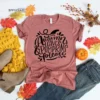 Autumn Leaves and Pumpkin Please T-Shirt