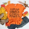 Autumn Leaves and Pumpkin Please T-Shirt
