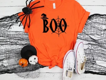 Boo Hat Halloween Party T-Shirt