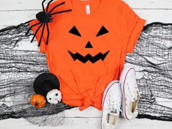 Pumpkin Face Halloween T-Shirt