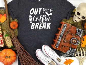 Out For A Coffin Break Halloween T-Shirt