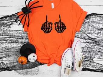 Halloween Skeleton Hands T-Shirt